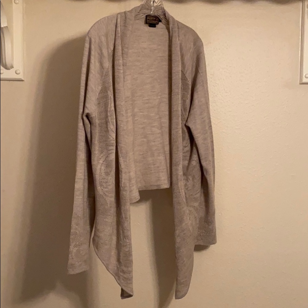 Pendleton open front sweater